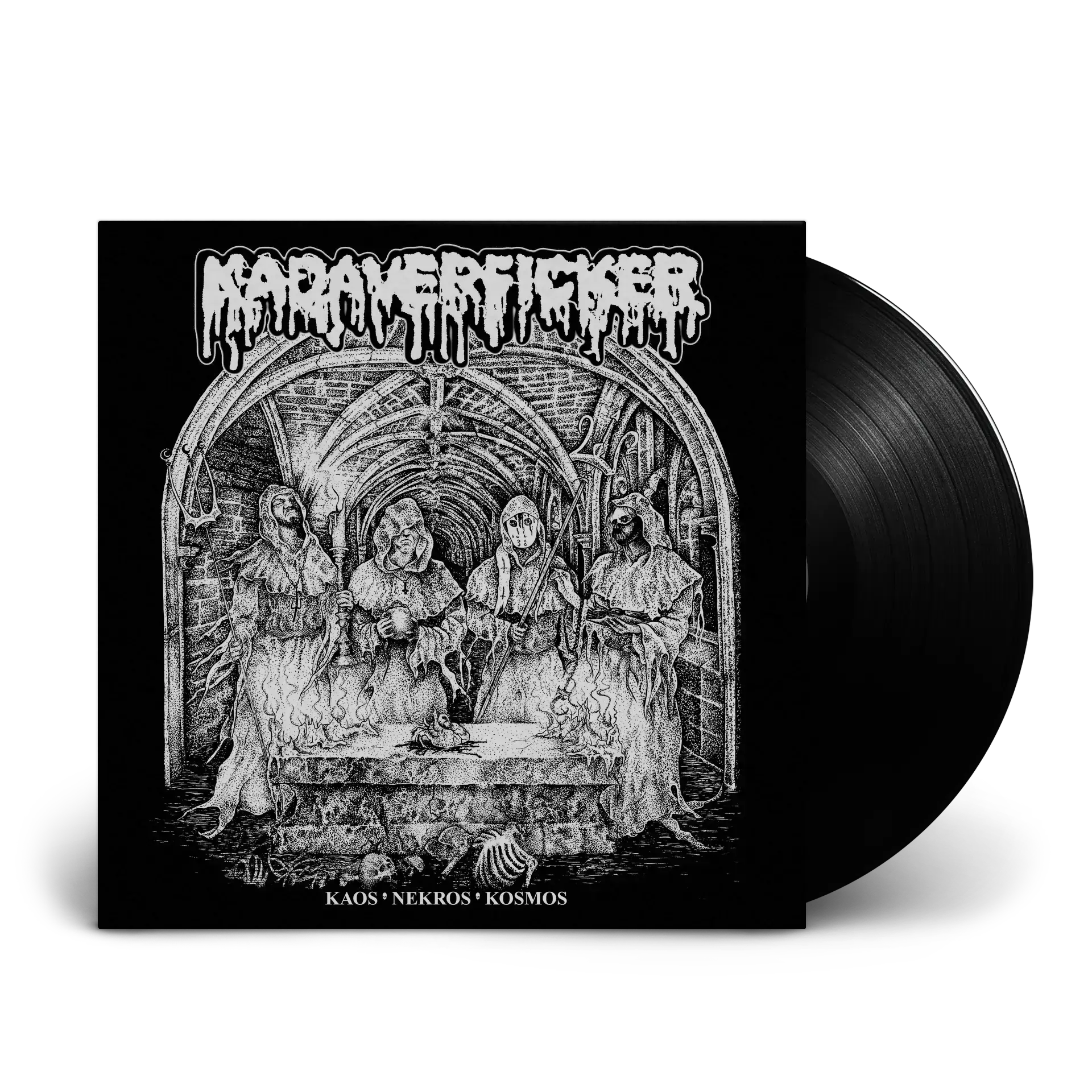 KADAVERFICKER - Kaos Nekros Kosmos · BLACK LP (Death Metal/Grindcore/Black Metal Vinyl)