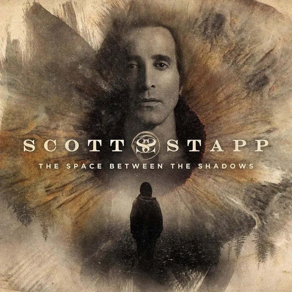 SCOTT STAPP · The Space Between The Shadows | BLACK LP (Hardrock Vinyl) · Picture 1