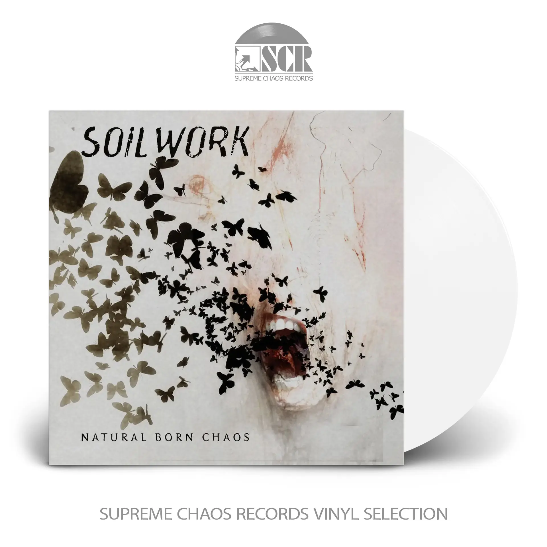 SOILWORK - Natural Born Chaos · WHITE LP SOILWORK - Natural Born Chaos · WHITE LP (Melodic Death Metal Vinyl)