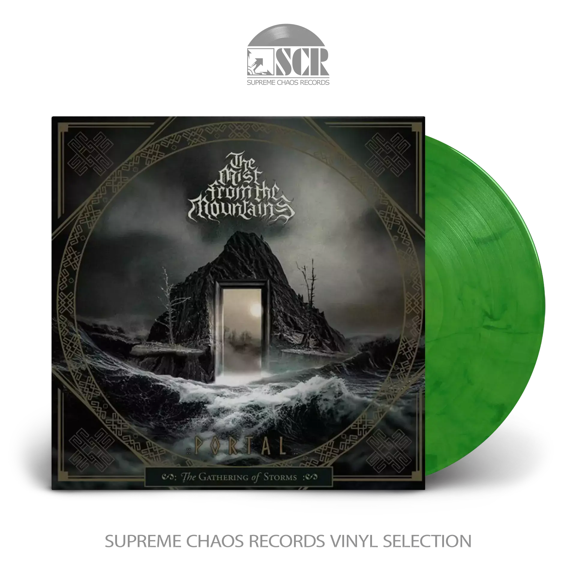 THE MIST FROM THE MOUNTAINS · Portal - The Gathering of Storms | GREEN/BLACK LP THE MIST FROM THE MOUNTAINS · Portal - The Gathering of Storms | GREEN/BLACK LP (Black Metal Vinyl)