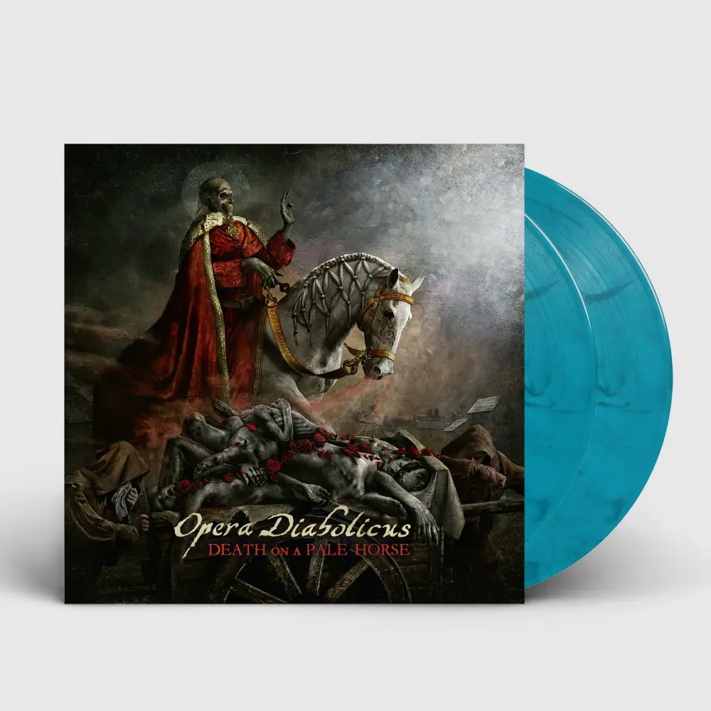 OPERA DIABOLICUS · Death On A Pale Horse | BLUE/WHITE/BLACK 2LP (Heavy Metal Vinyl)