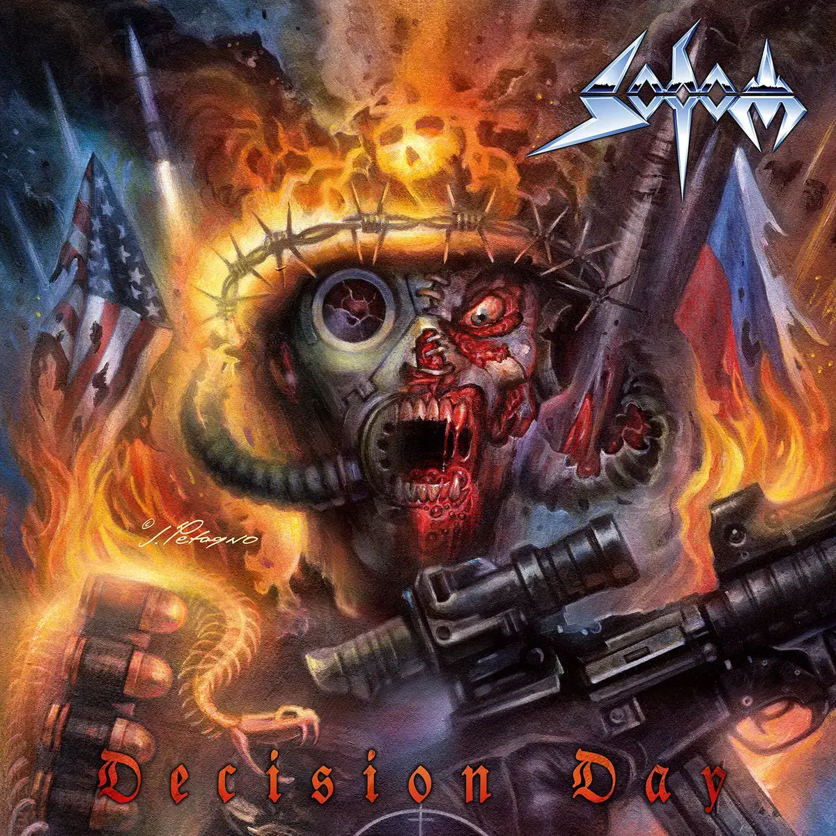 SODOM · Decision Day | YELLOW/RED MARBLED 2LP · Picture 1 SODOM · Decision Day | YELLOW/RED MARBLED 2LP (Thrash Metal Vinyl) · Picture 1
