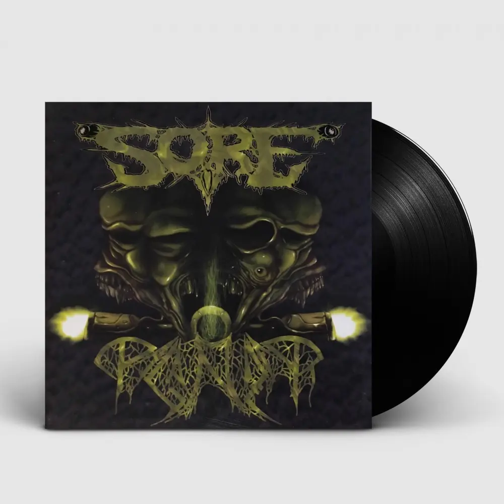 PAGANIZER / SORE - Split · BLACK 7" EP PAGANIZER / SORE - Split · BLACK 7" EP (Death Metal Vinyl)