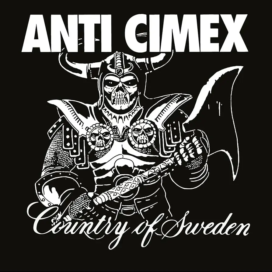 ANTI CIMEX - Absolut Country Of Sweden · WHITE/RED SPLATTER LP (Hardcore/Punk/Heavy Metal Vinyl) · Bild 1