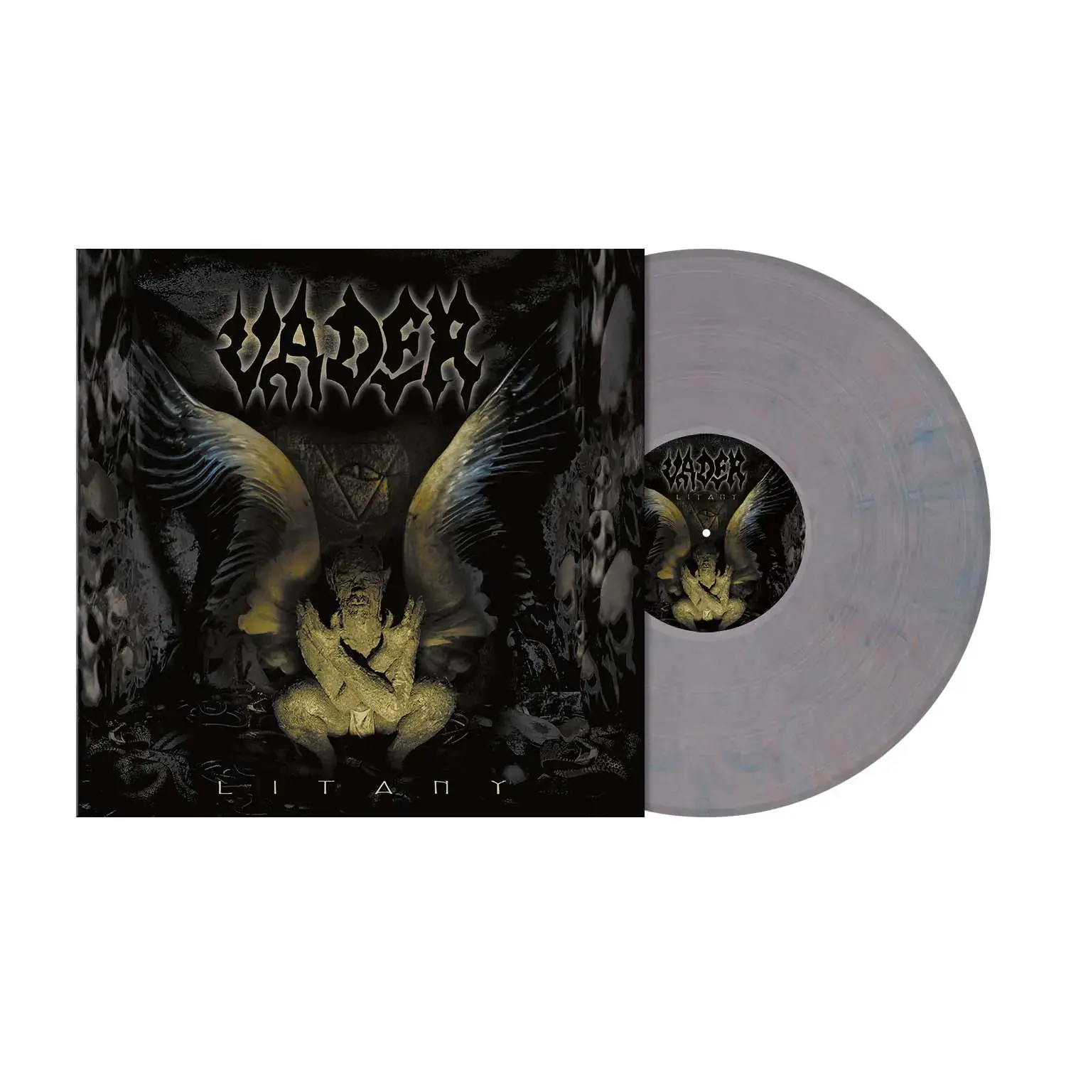 VADER · Litany | CLEAR/VIOLET MARBLED LP (Death Metal Vinyl)