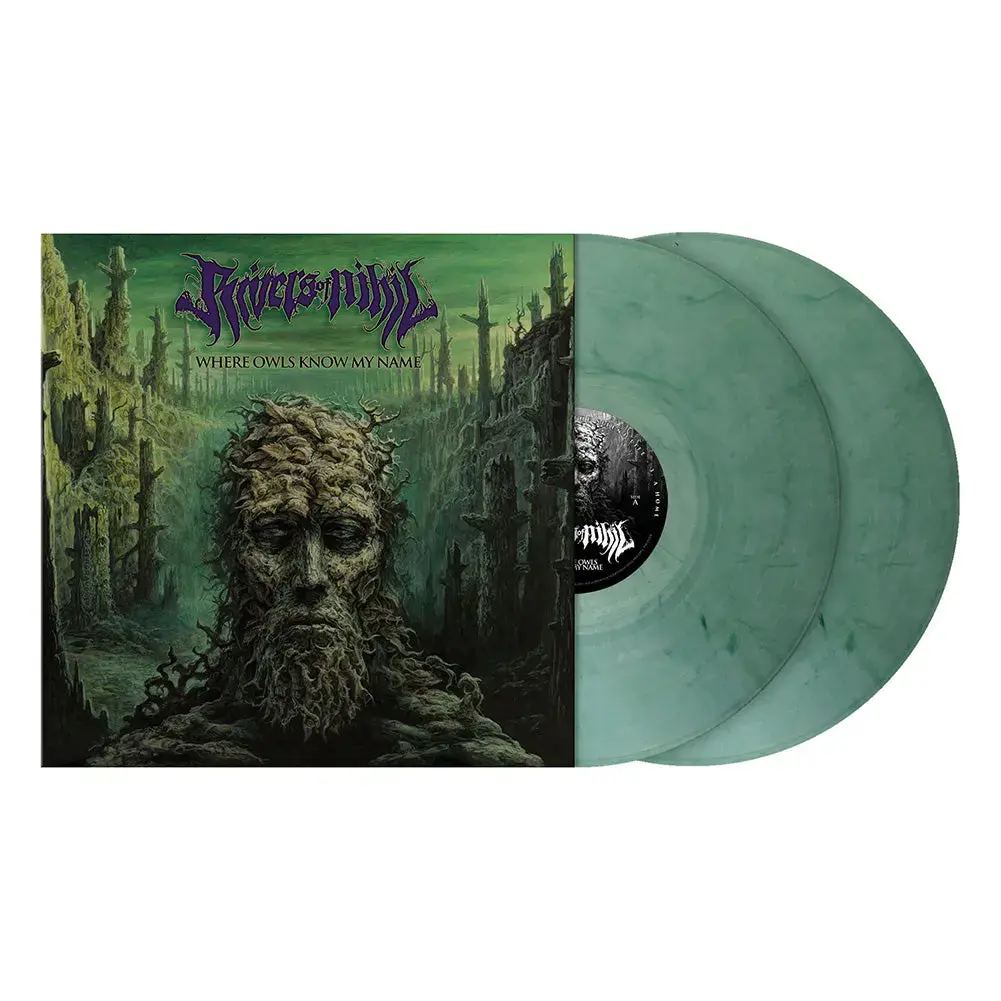 RIVERS OF NIHIL - Where Owls Know My Name · CAPRICORN MARBLED 2LP (Progressive Metal/Doom Metal/Death Metal Vinyl)