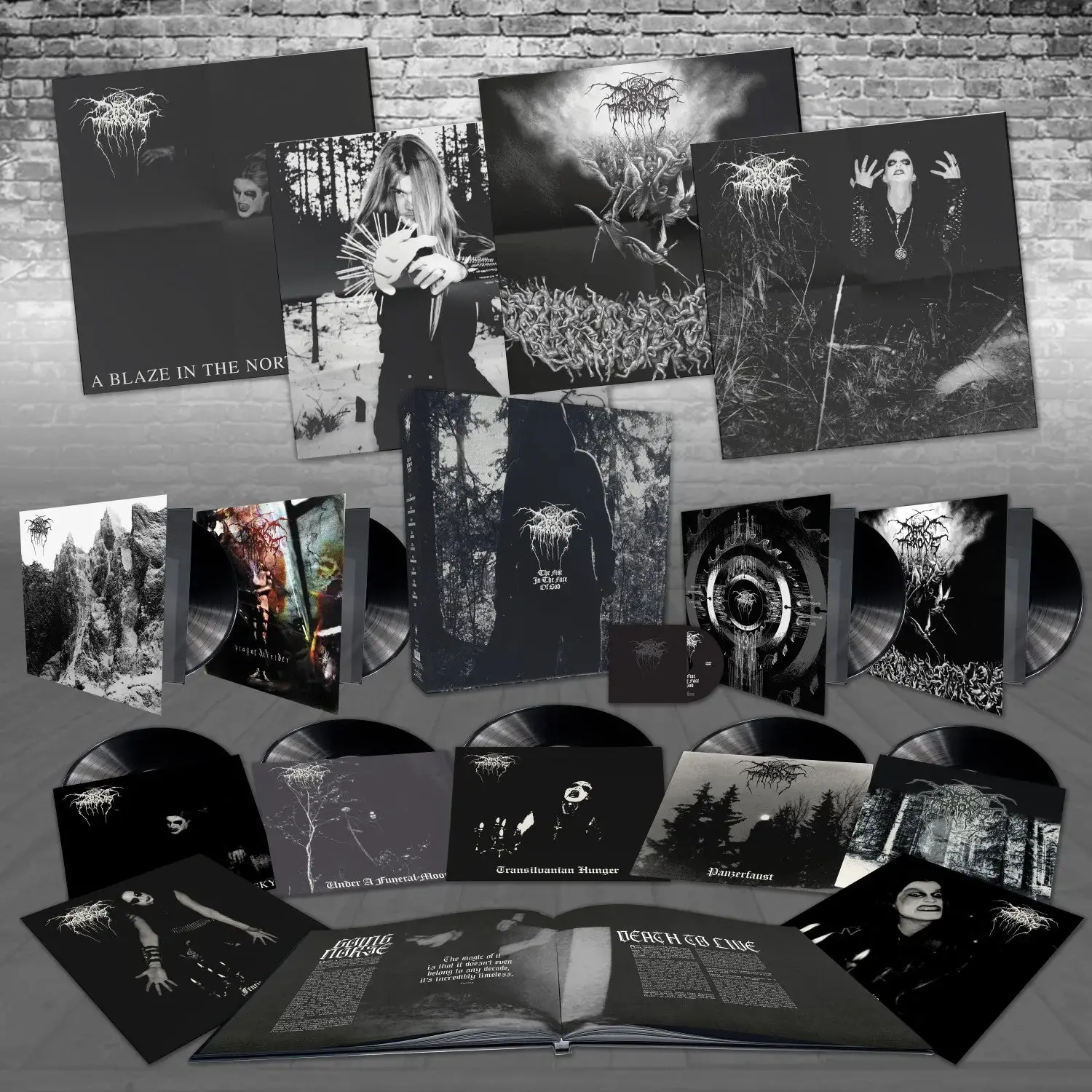 DARKTHRONE - The Fist In The Face Of God · 9LP BOX SET (Black Metal Vinyl)
