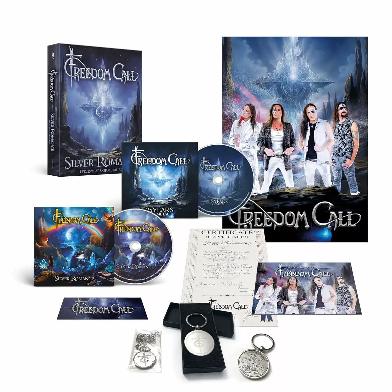 FREEDOM CALL · Silver Romance | LIMITED FANBOX FREEDOM CALL · Silver Romance | LIMITED FANBOX (Heavy Metal CDs)