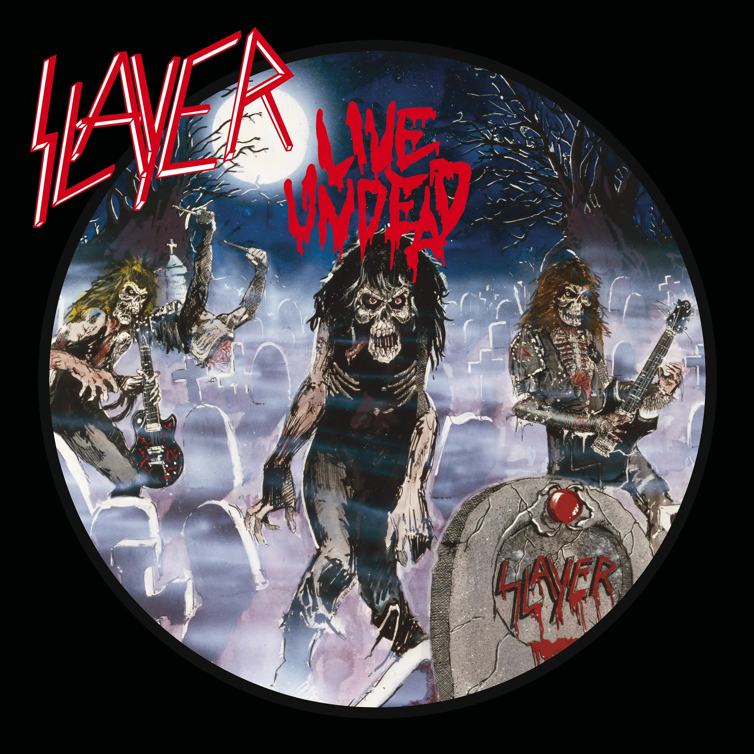 SLAYER · Live Undead | WHITE LP · Picture 1 SLAYER · Live Undead | WHITE LP (Thrash Metal Vinyl) · Picture 1