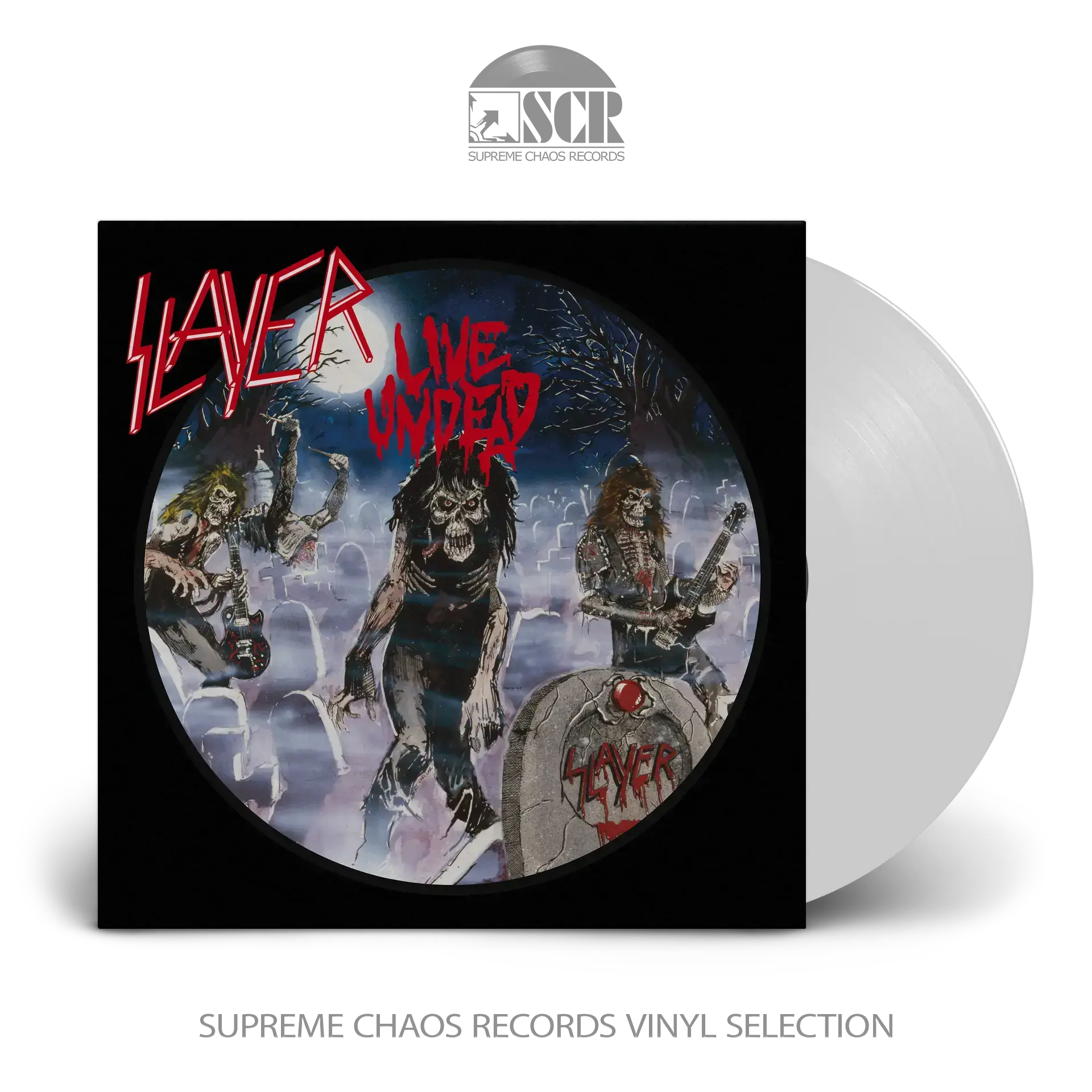 SLAYER - Live Undead · WHITE LP (Thrash Metal Vinyl)