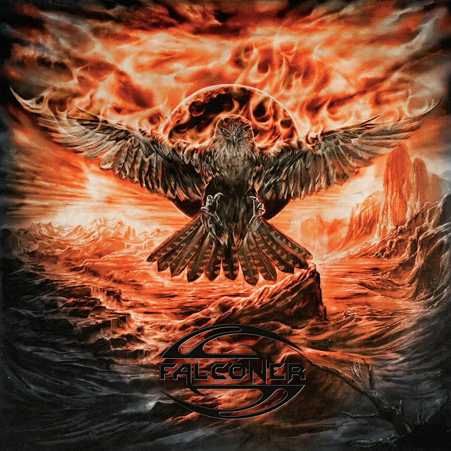 FALCONER - Black Moon Rising · DIGIPAK CD