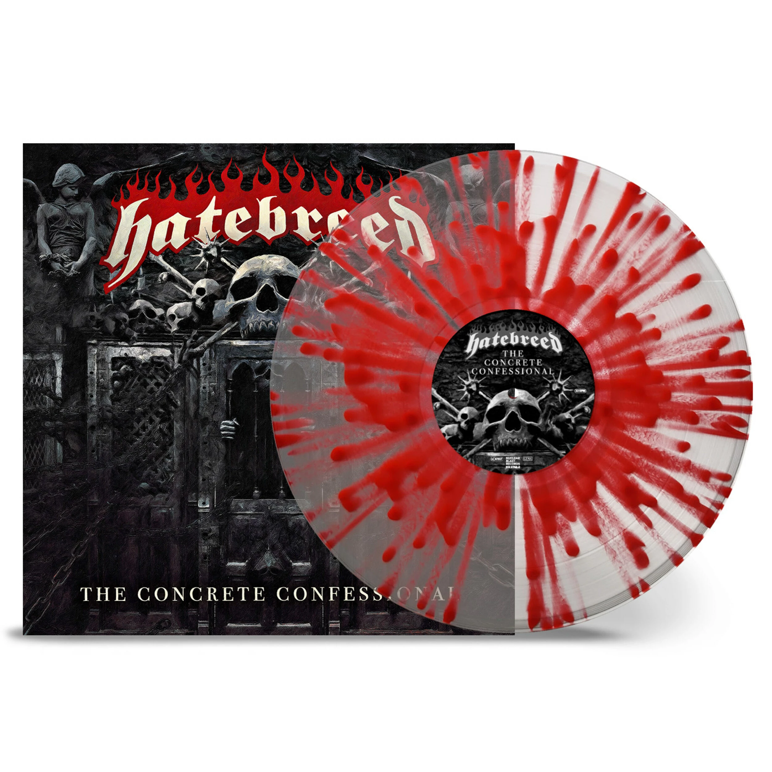HATEBREED - The Concrete Confessional · CLEAR/RED SPLATTER LP