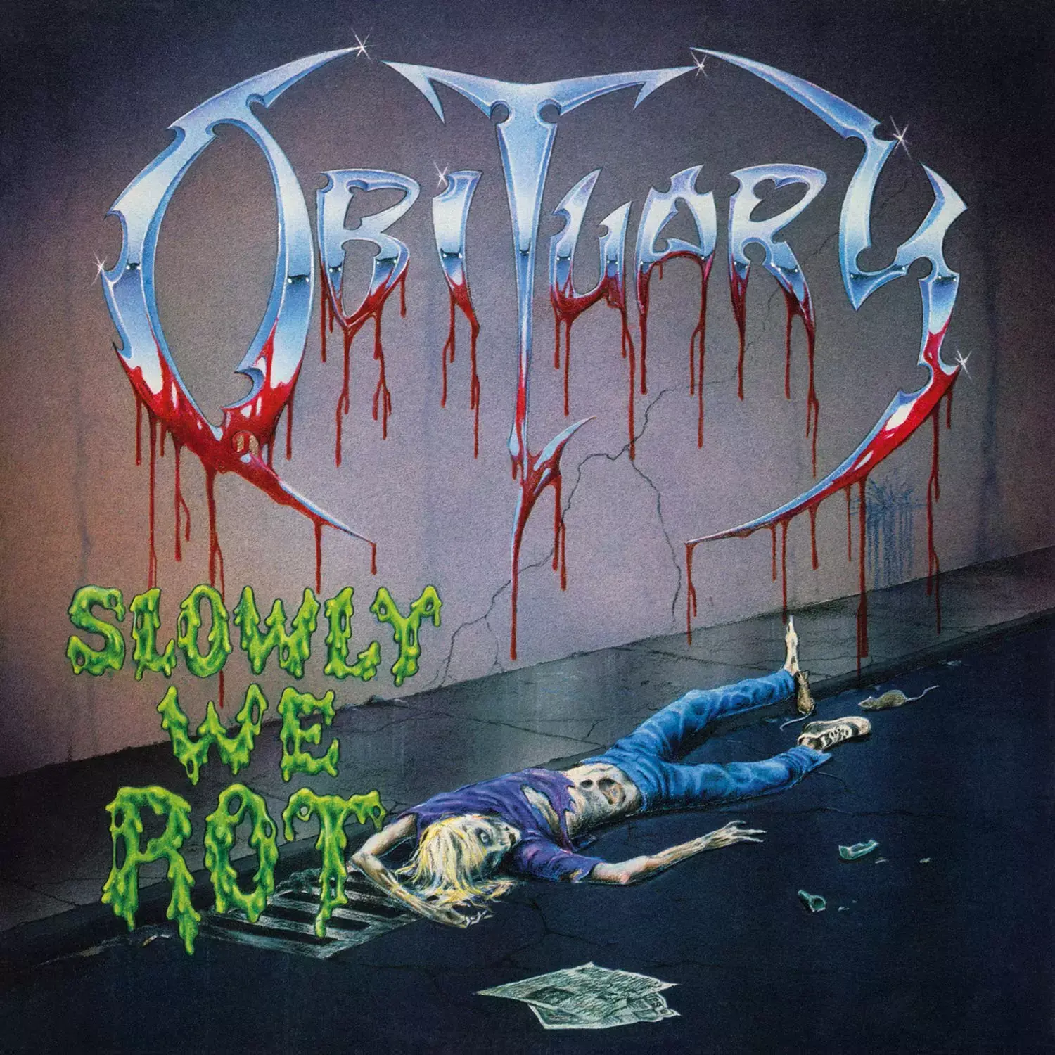 OBITUARY - Slowly We Rot · BLACK LP 1