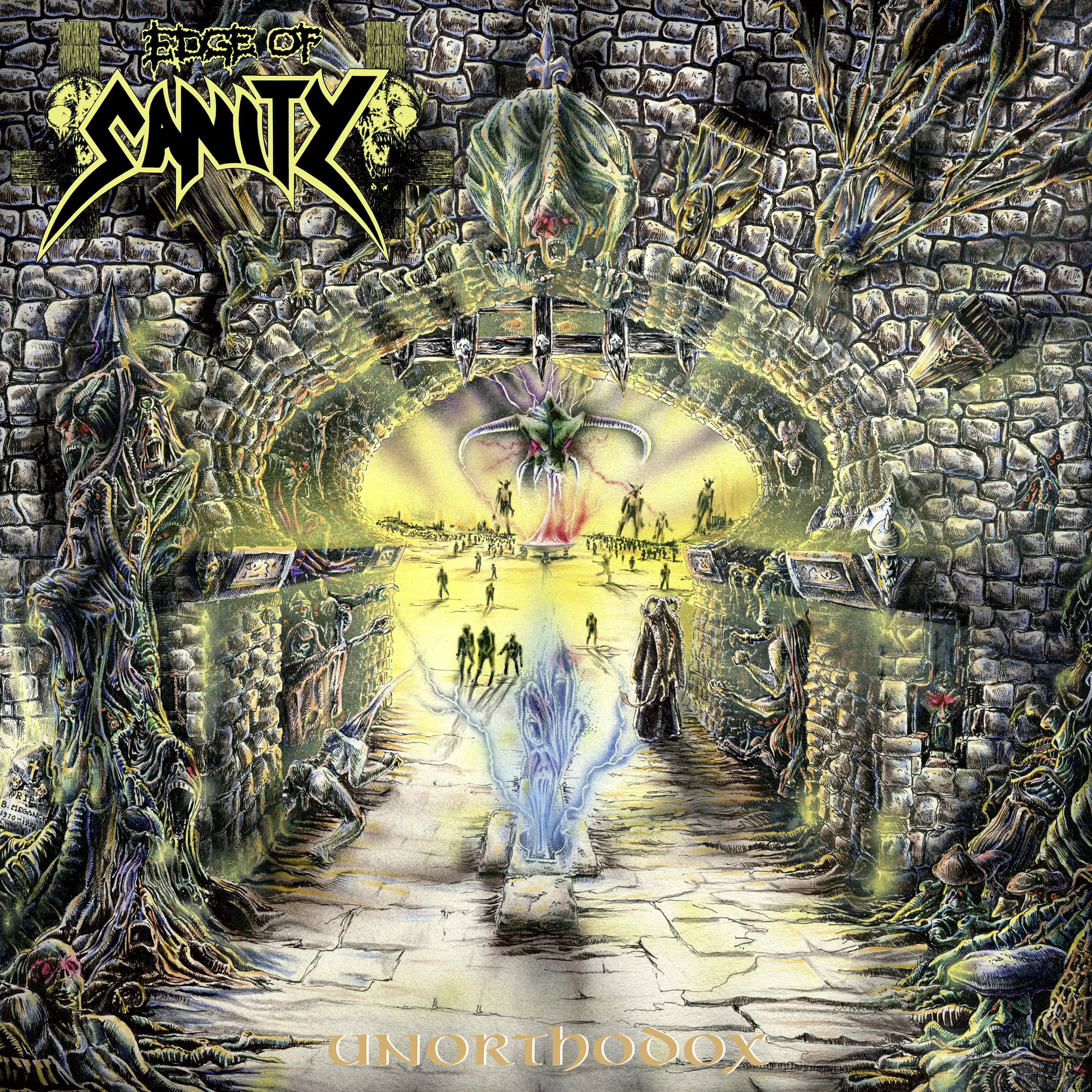 EDGE OF SANITY · Unorthodox (Re-Release) | TRANSPARENT MAGENTA LP (Death Metal Vinyl) · Picture 1
