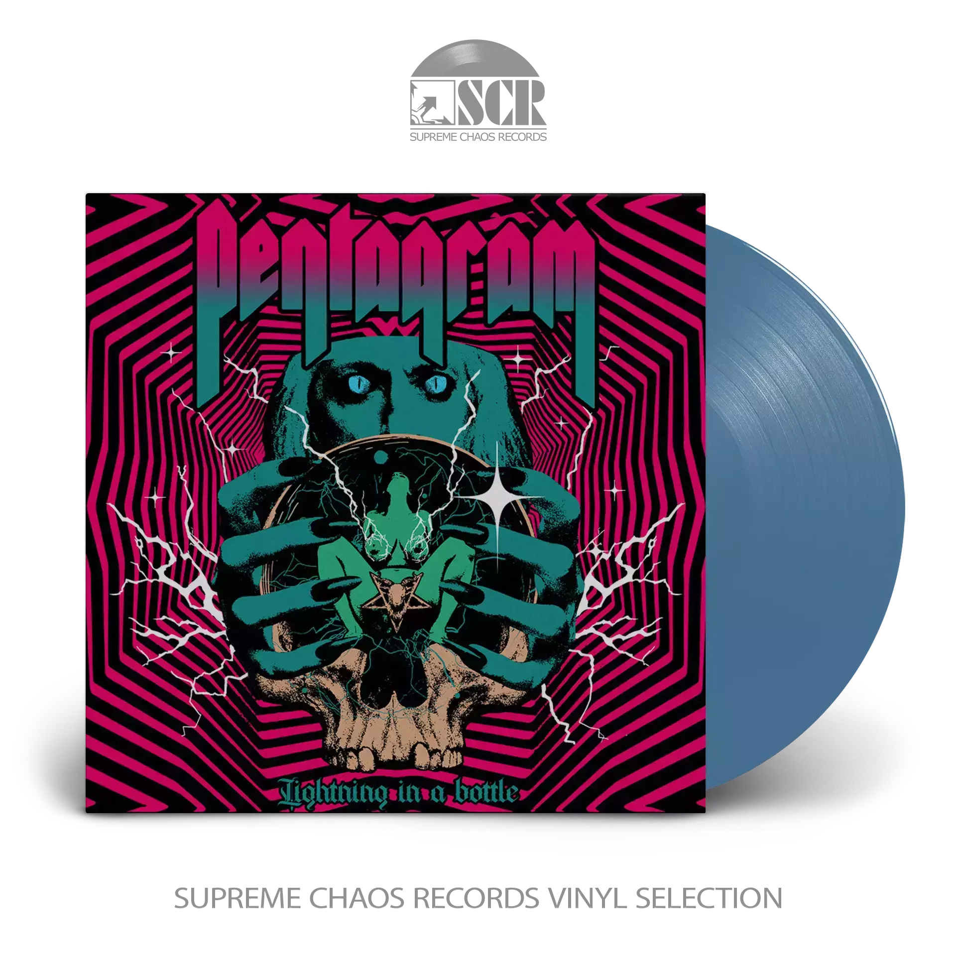 PENTAGRAM - Lightning In A Bottle · AQUA BLUE LP
