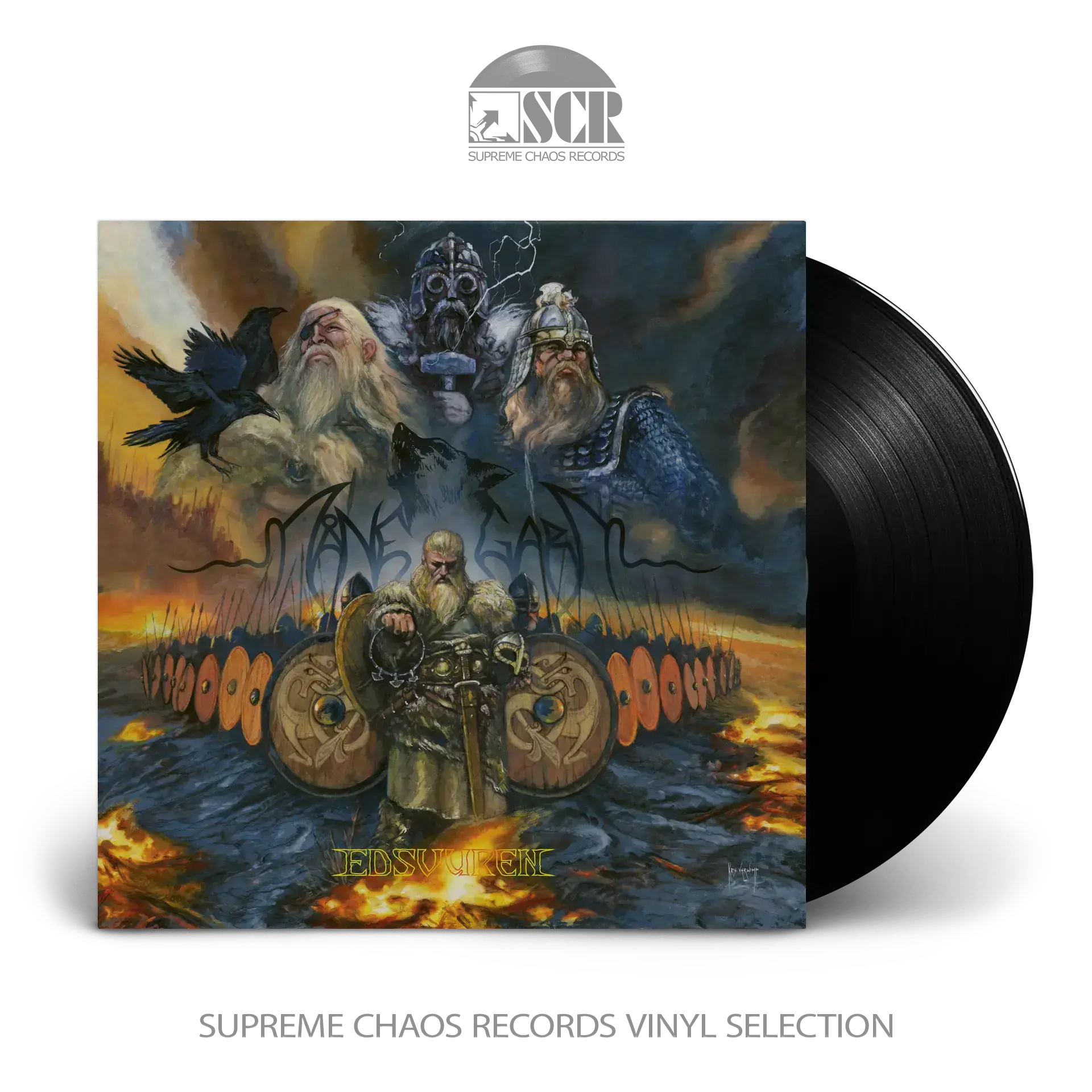 MANEGARM · Edsvuren | BLACK LP MANEGARM · Edsvuren | BLACK LP (Black Metal/Viking Metal Vinyl)