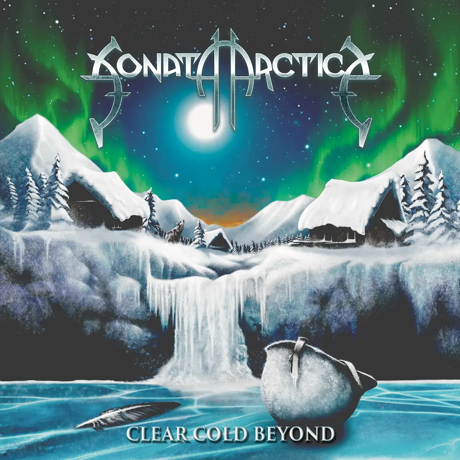 SONATA ARCTICA · Clear Cold Beyond | WHITE/BLACK MARBLED 2LP (Power Metal Vinyl) · Picture 1
