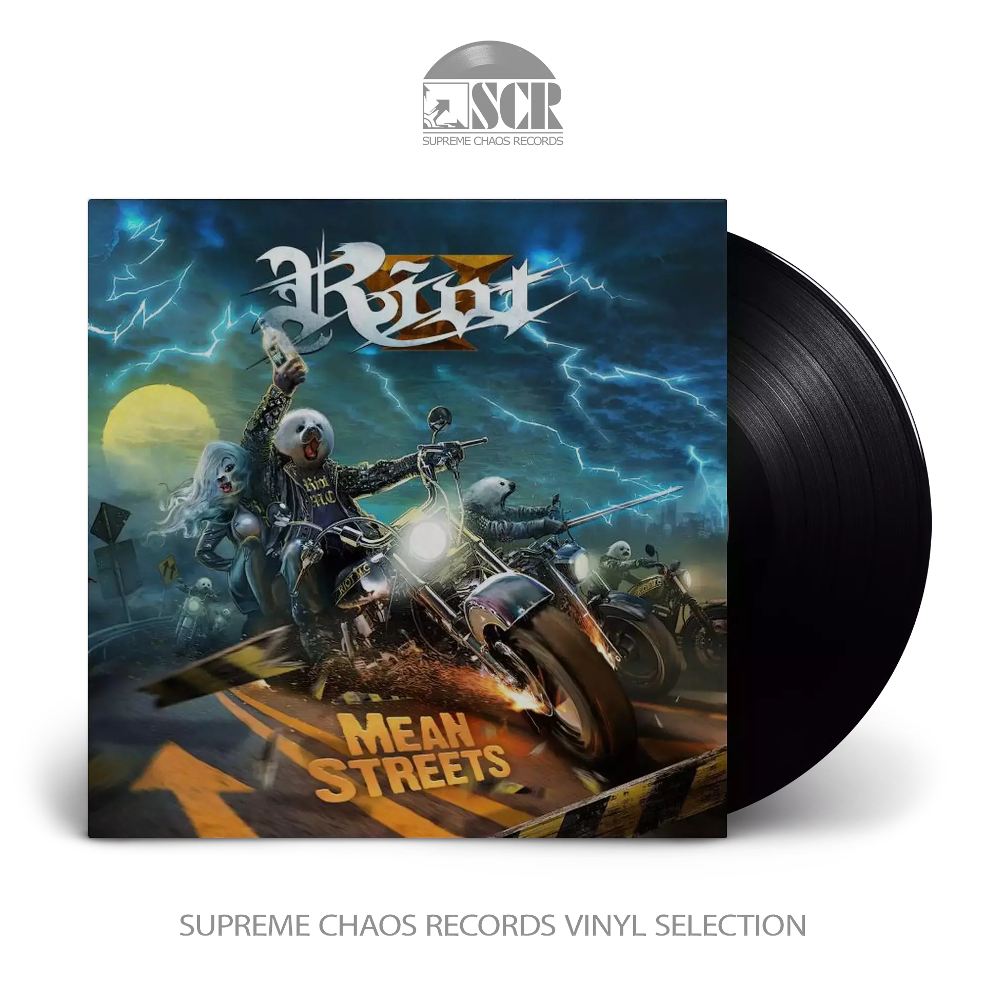 RIOT V - Mean Streets [BLACK LP]
