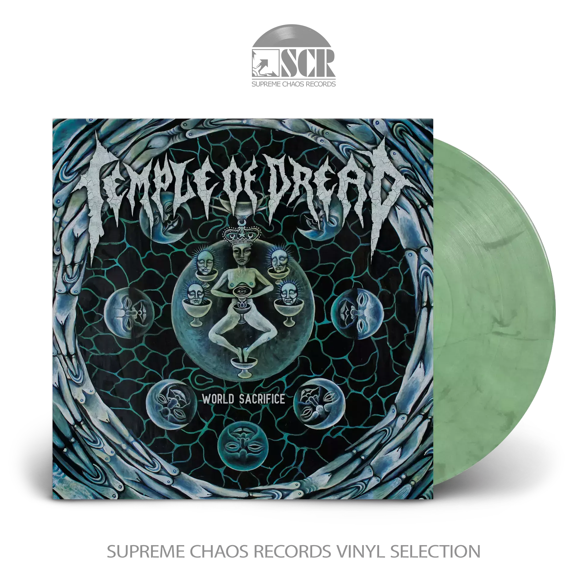 TEMPLE OF DREAD - World Sacrifice · GREEN/BLACK LP