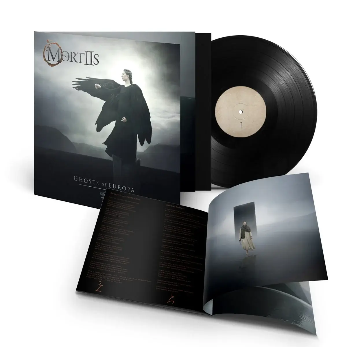 MORTIIS · Ghosts Of Europa | BLACK LP (Electronic/Industrial/Rock Vinyl) · Picture 2