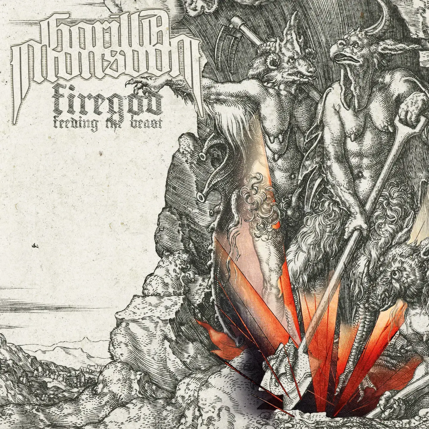 GORILLA MONSOON - Firegod - Feeding The Beast · CD (Stoner Rock/Doom Metal/Heavy Metal CDs)