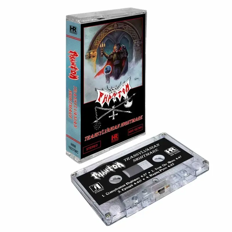 PHANTOM - Transylvanian Nightmare · CLEAR TAPE (Speed Metal/Thrash Metal Tapes)