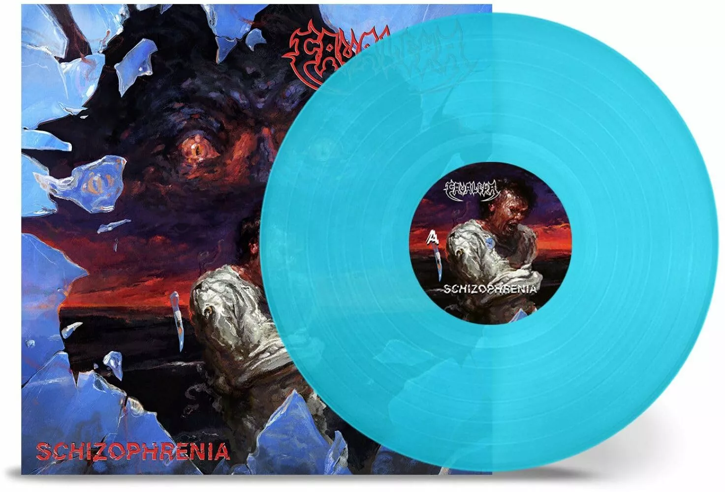 CAVALERA · Schizophrenia | TRANSPARENT CURACAO LP (Death Metal Vinyl)
