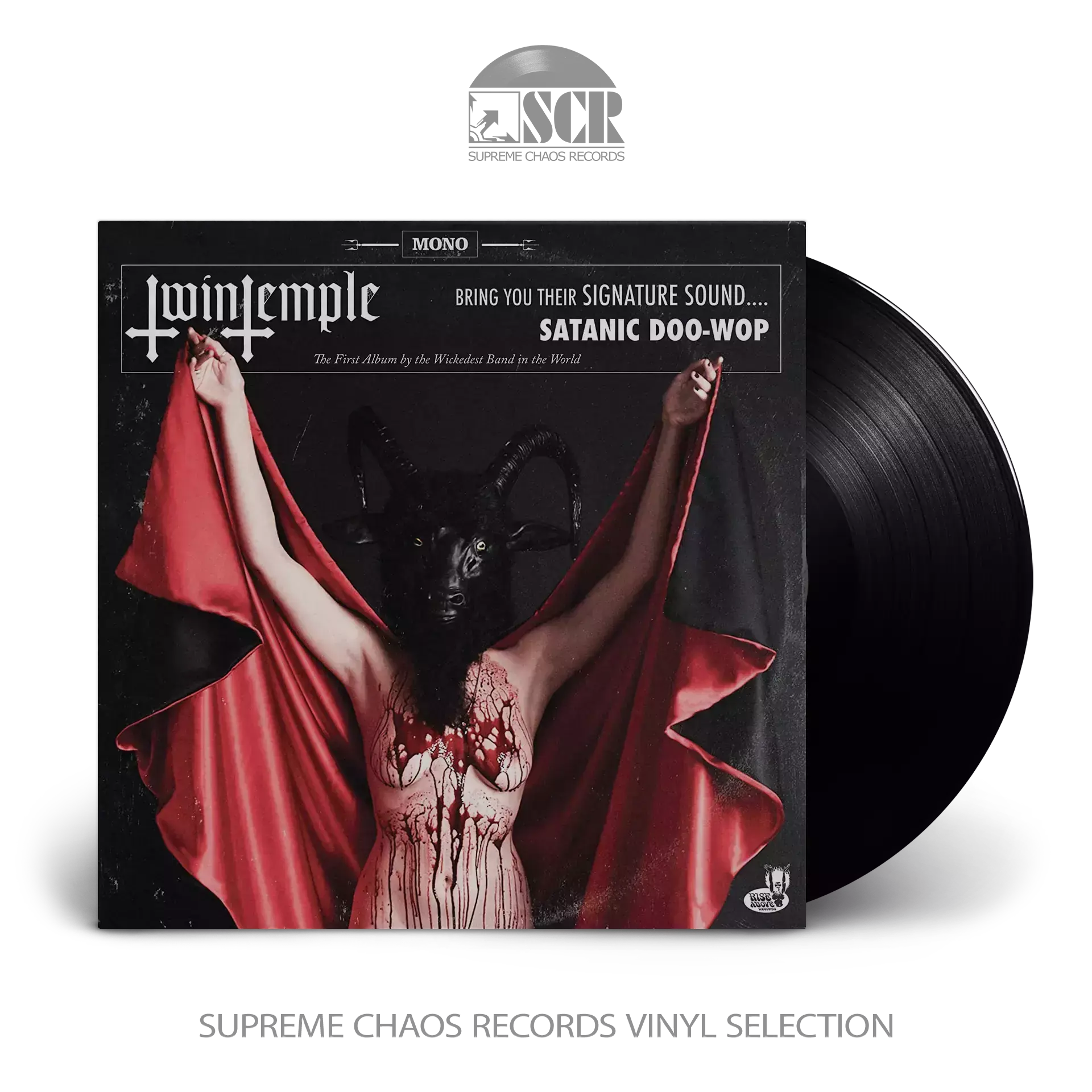 TWIN TEMPLE - Twin Temple (Bring You Their Signature Sound.... Satanic Doo-Wop) · BLACK LP