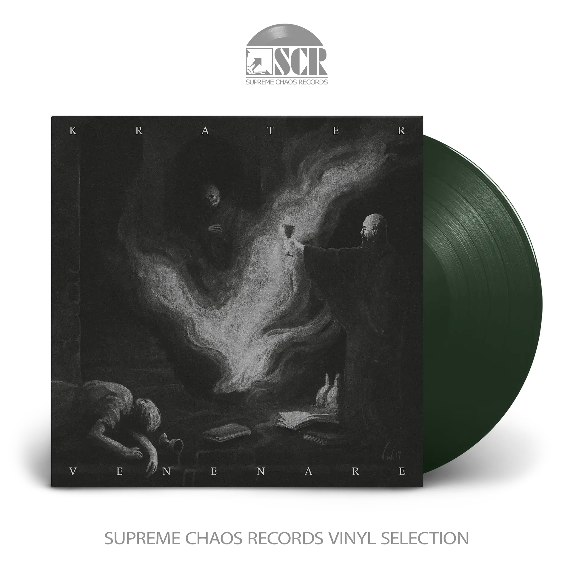 KRATER · Venenare | POISON GREEN LP KRATER · Venenare | POISON GREEN LP (Black Metal Vinyl)