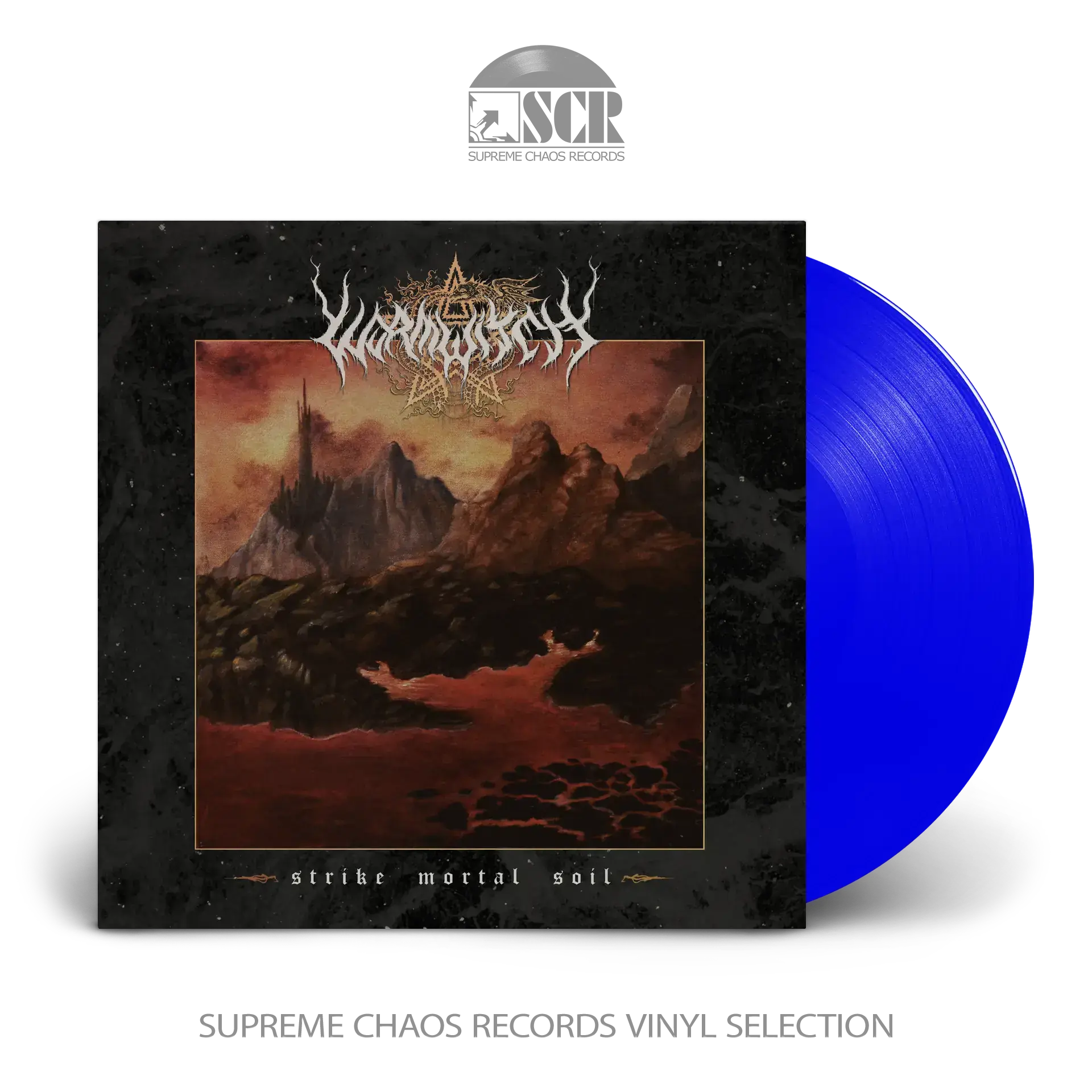 WORMWITCH - Strike Mortal Soil · SAPPHIRE BLUE LP WORMWITCH - Strike Mortal Soil · SAPPHIRE BLUE LP (Black Metal Vinyl)