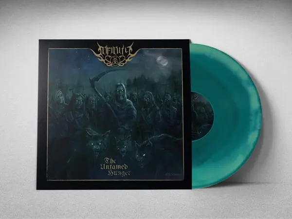 INFINITY - The Untamed Hunger · OPAQUE MINT/TRANSPARENT SEA BLUE SWIRL LP