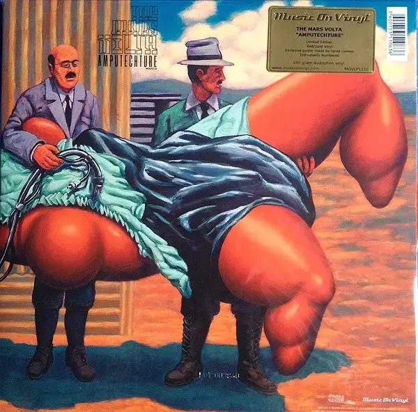 THE MARS VOLTA - Amputechture · RED/GOLD MARBLED 2LP (Prog Rock/Alternative Rock/Progressive Metal/Exper Vinyl)