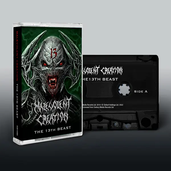 MALEVOLENT CREATION · The 13Th Beast | BLACK TAPE MALEVOLENT CREATION · The 13Th Beast | BLACK TAPE (Death Metal Tapes)