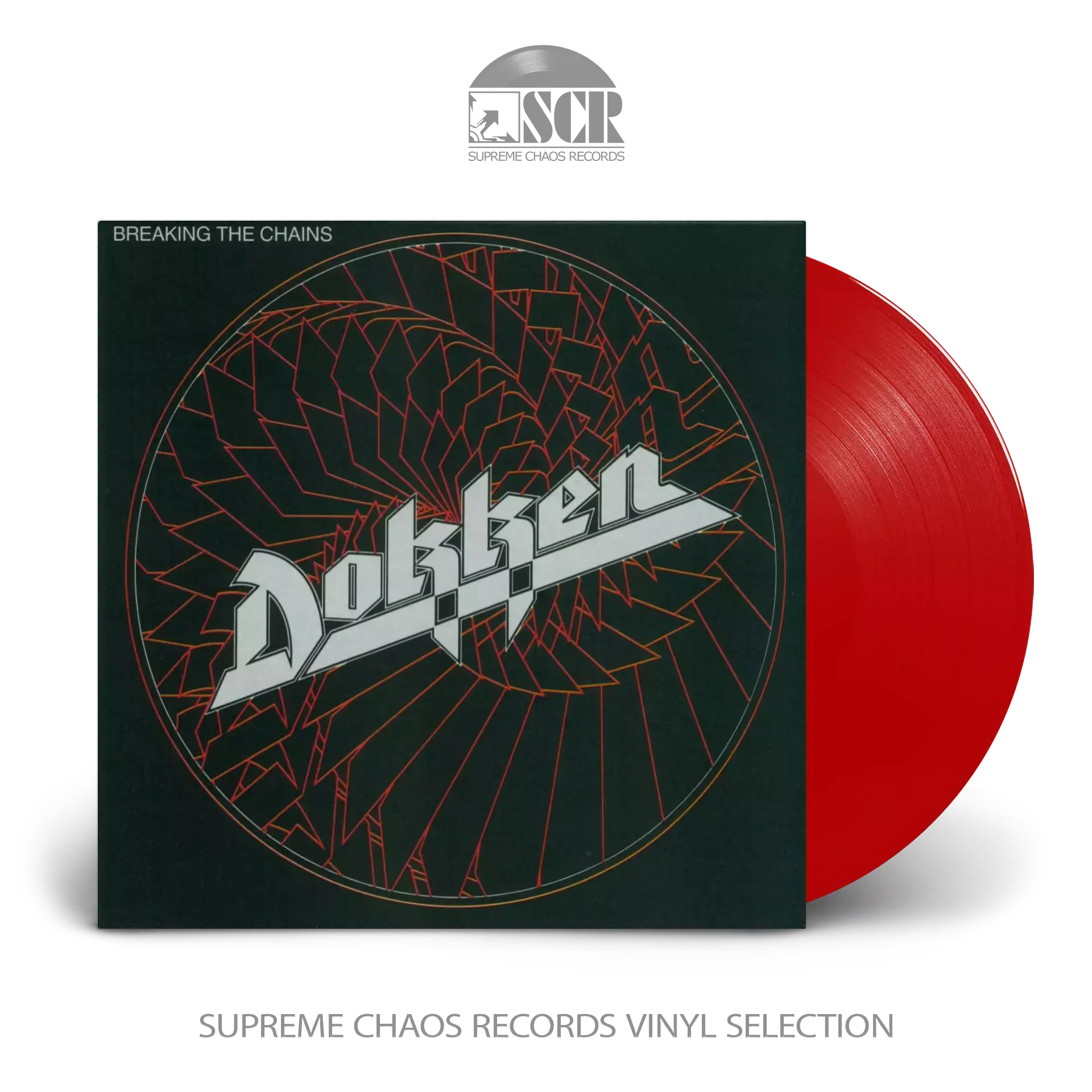DOKKEN - Breaking The Chains · TRANSLUCENT RED LP DOKKEN - Breaking The Chains · TRANSLUCENT RED LP (Hard Rock Vinyl)