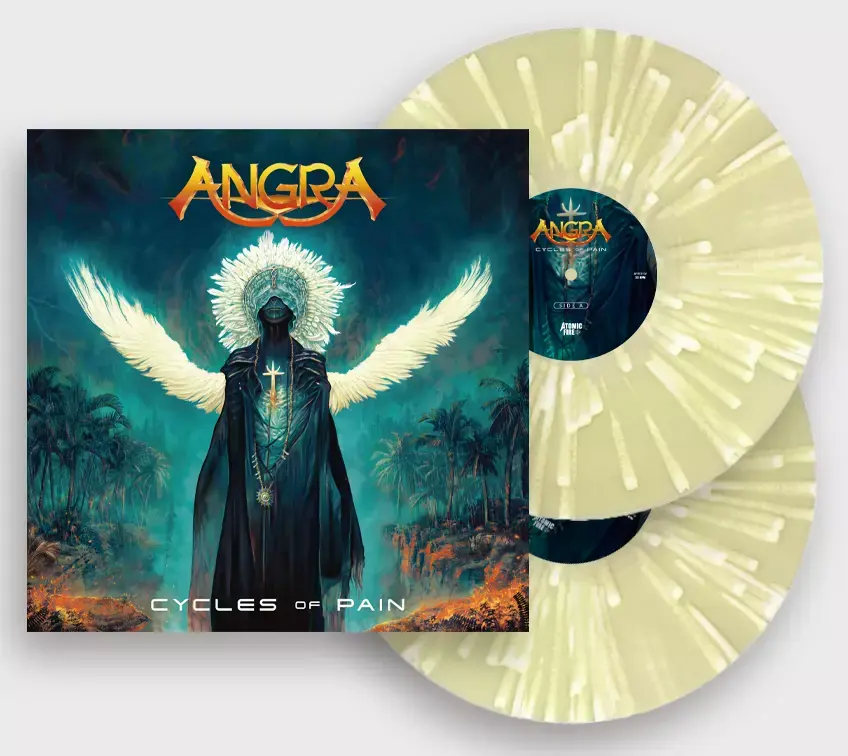 ANGRA - Cycles Of Pain · CLEAR/YELLOW/WHITE SPLATTER DOUBLE VINYL