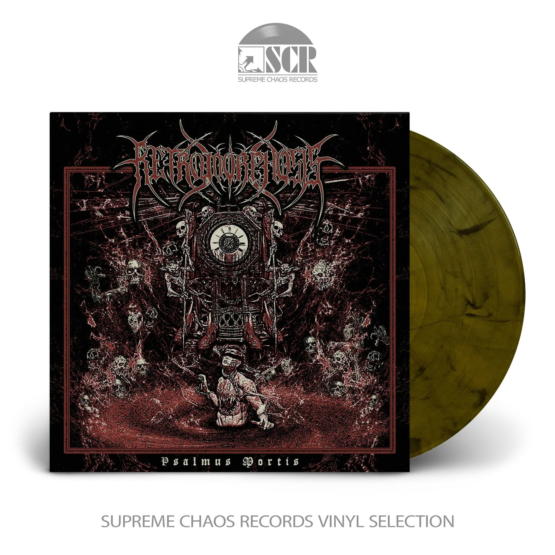 RETROMORPHOSIS · Psalmus Mortis | LIME/BLACK MARBLED LP (Death Metal/Progressive Metal/Technical Death Meta Vinyl)