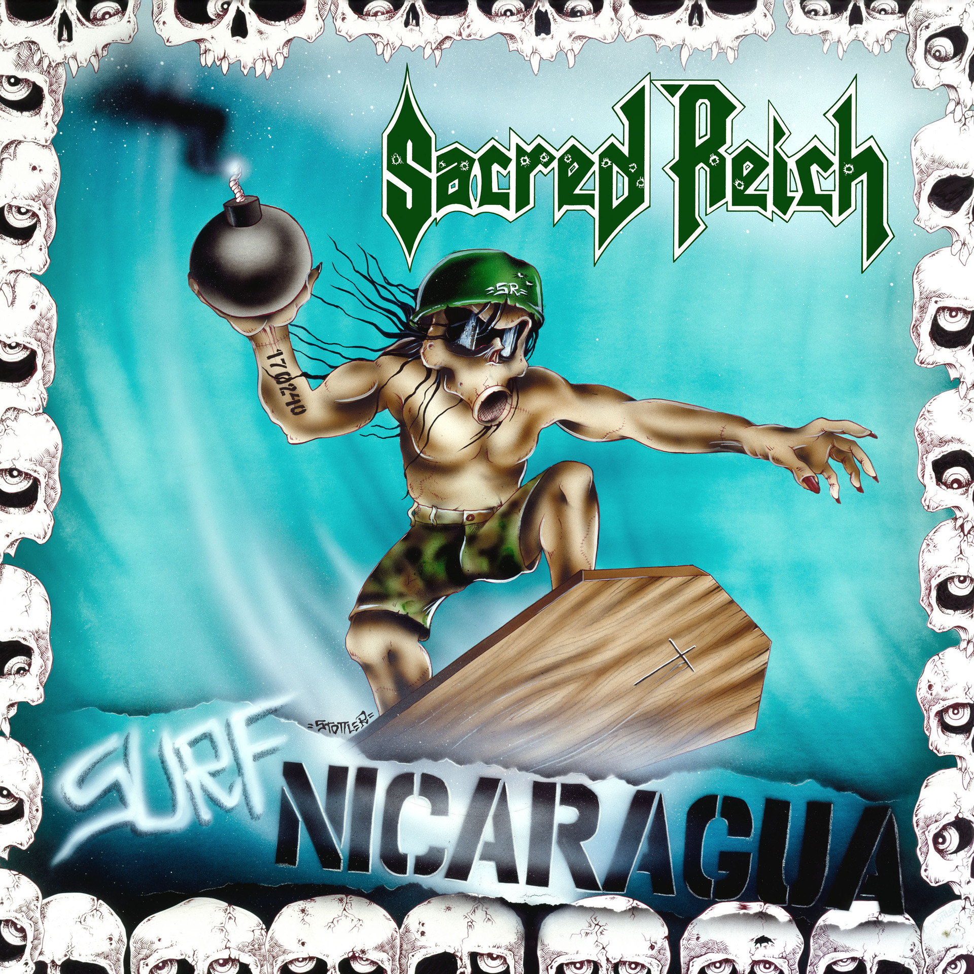 SACRED REICH - Surf Nicaragua · BLACK LP · Picture 1 SACRED REICH - Surf Nicaragua · BLACK LP (Thrash Metal Vinyl) · Picture 1