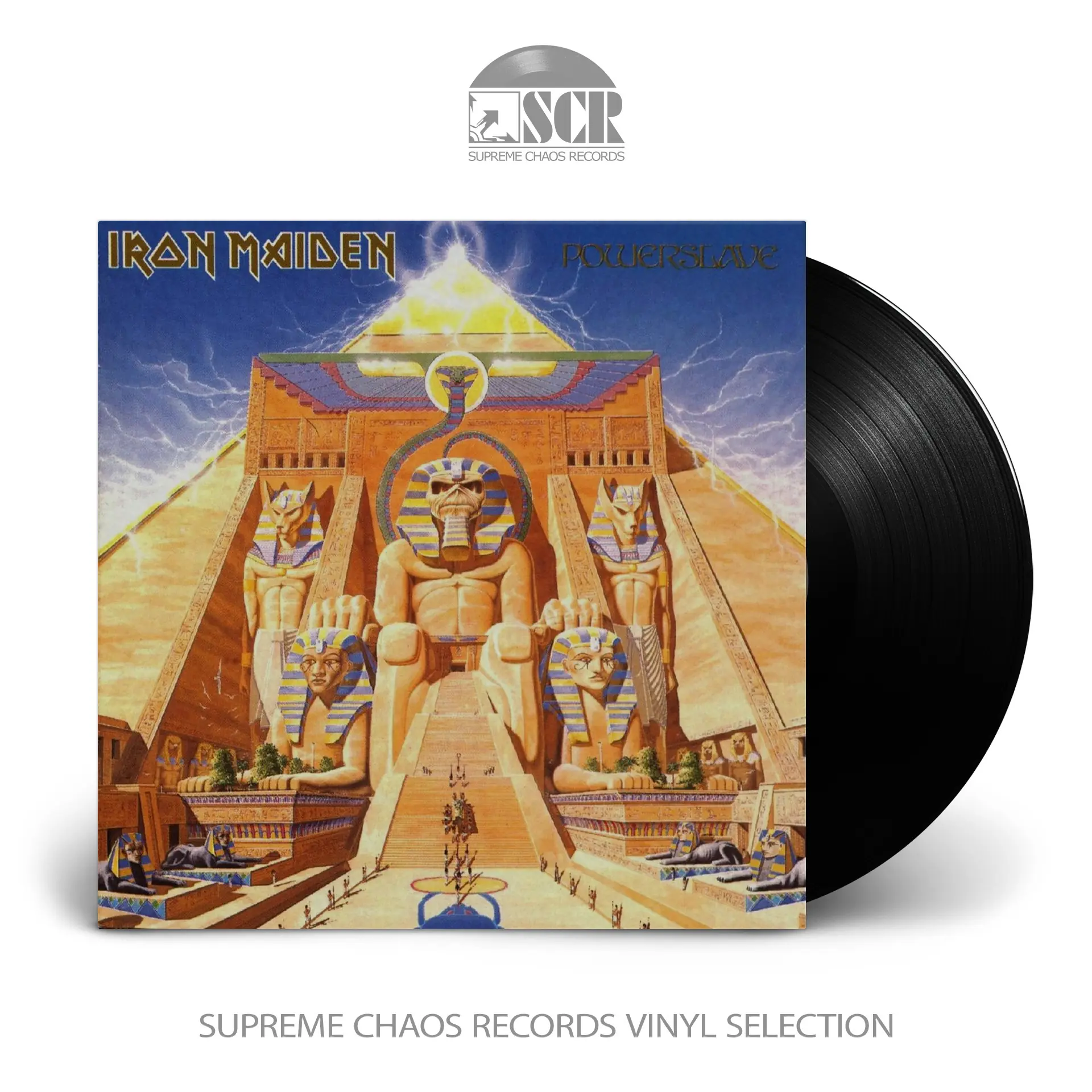 IRON MAIDEN · Powerslave | BLACK LP IRON MAIDEN · Powerslave | BLACK LP (Heavy Metal Vinyl)