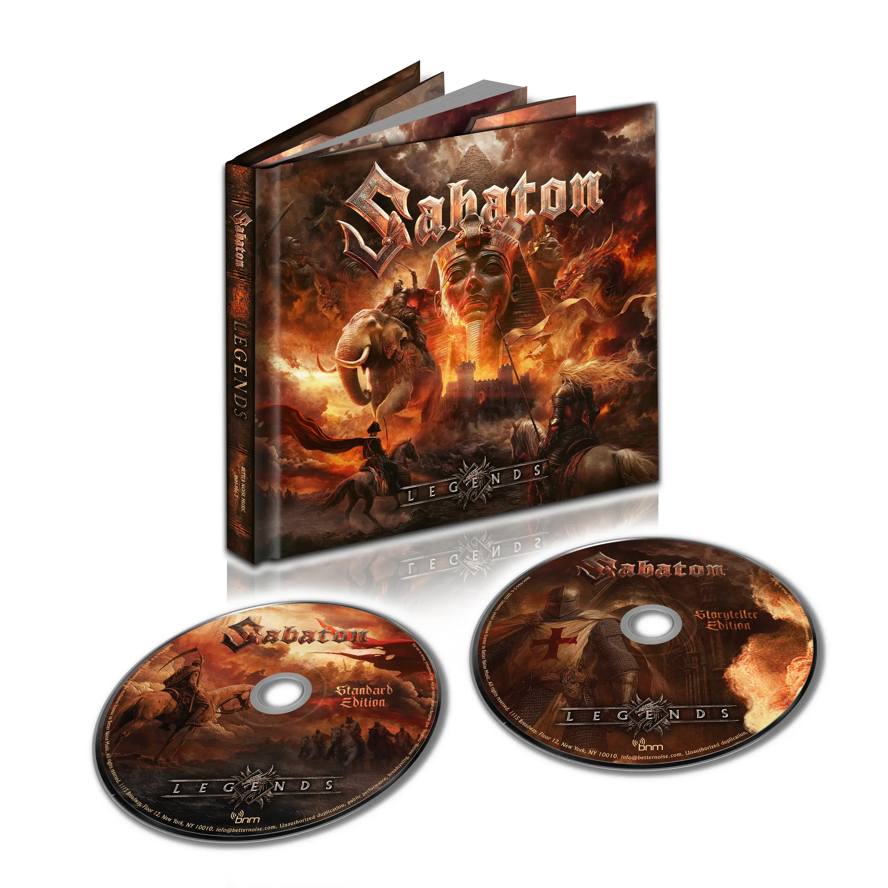 SABATON - Legends (Storyteller Edition) · DIGIBOOK 2CD (Power Metal CDs)