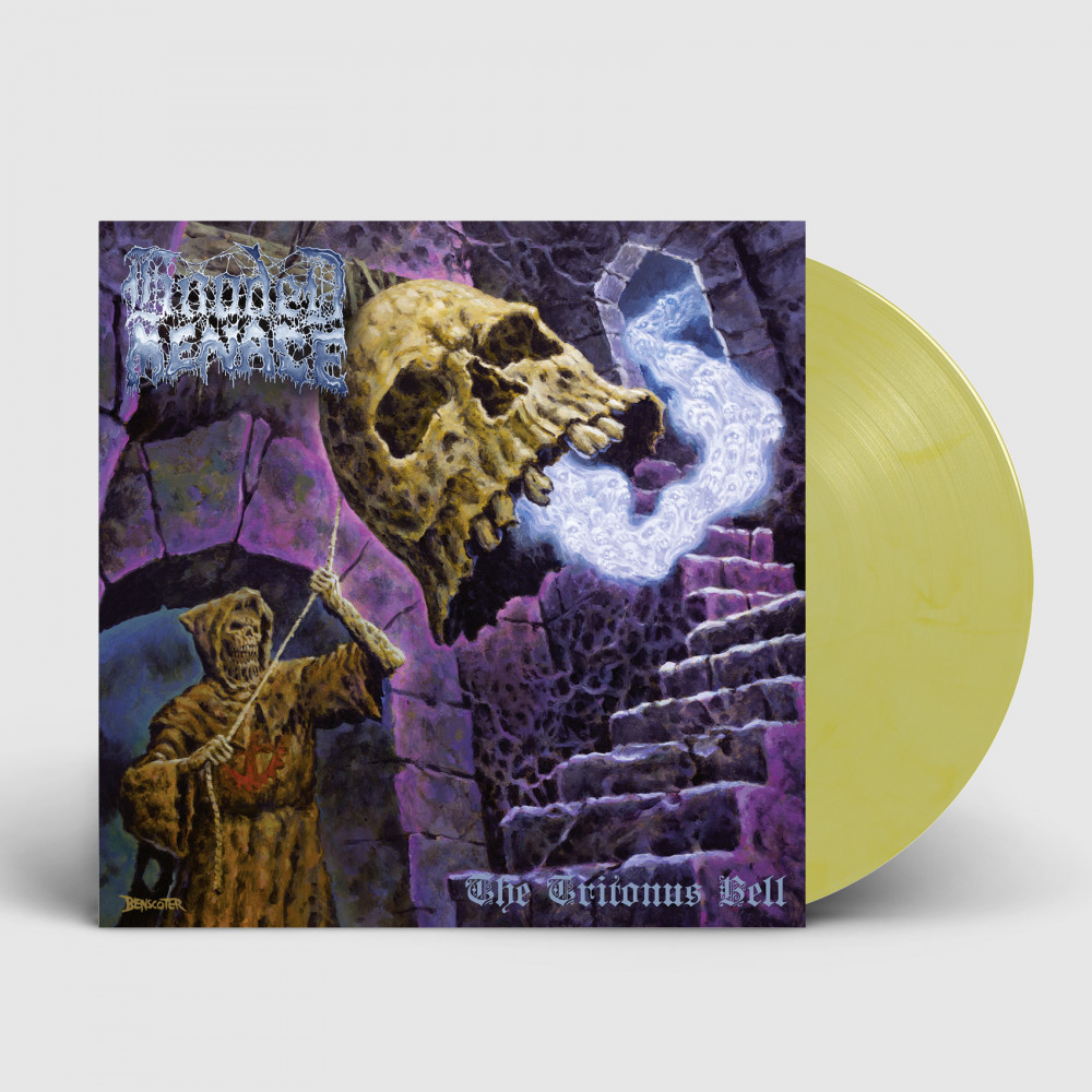 HOODED MENACE - The Tritonus Bell [YELLOW/WHITE LP]