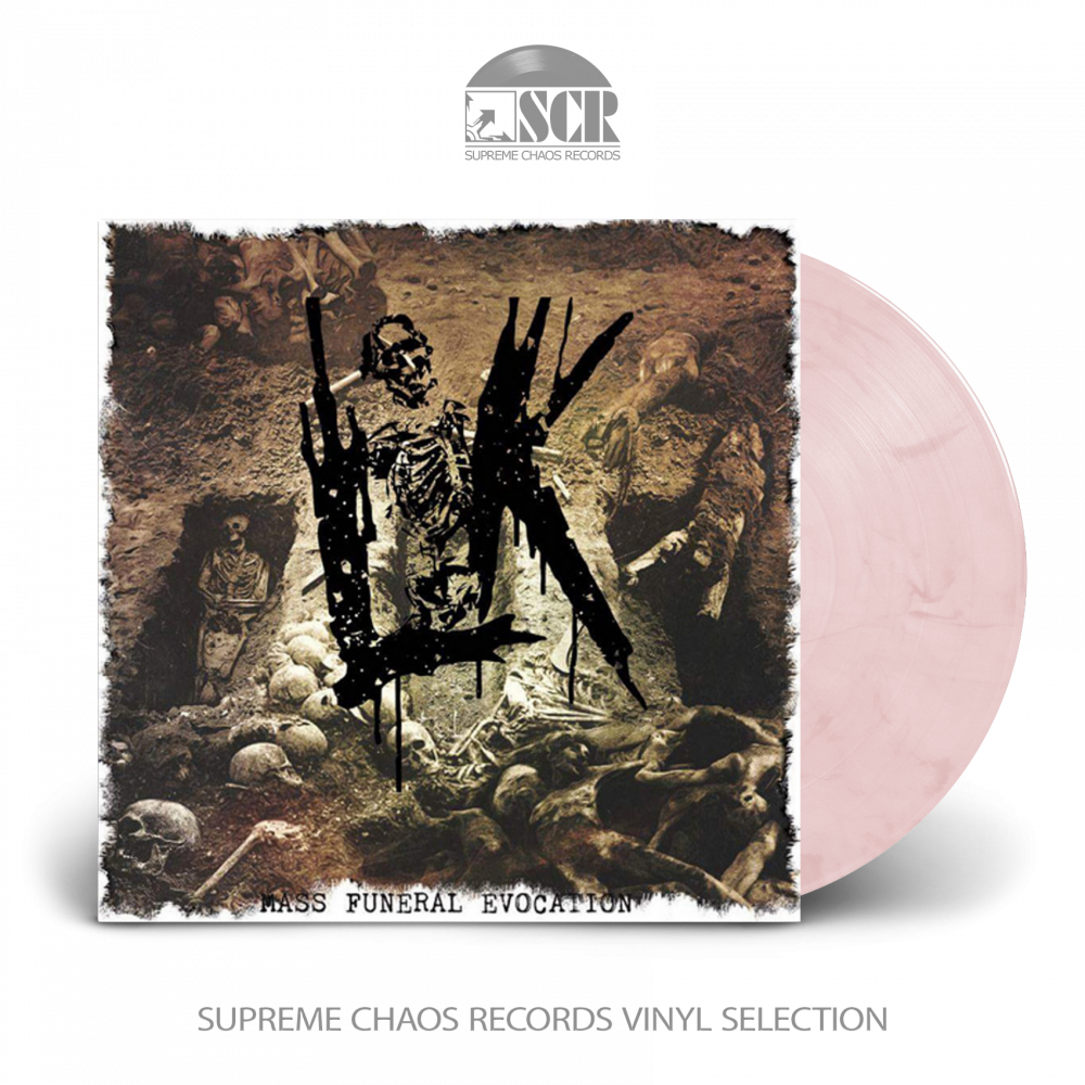 LIK - Mass Funeral Evocation · WHITE/RED LP (Death Metal Vinyl)
