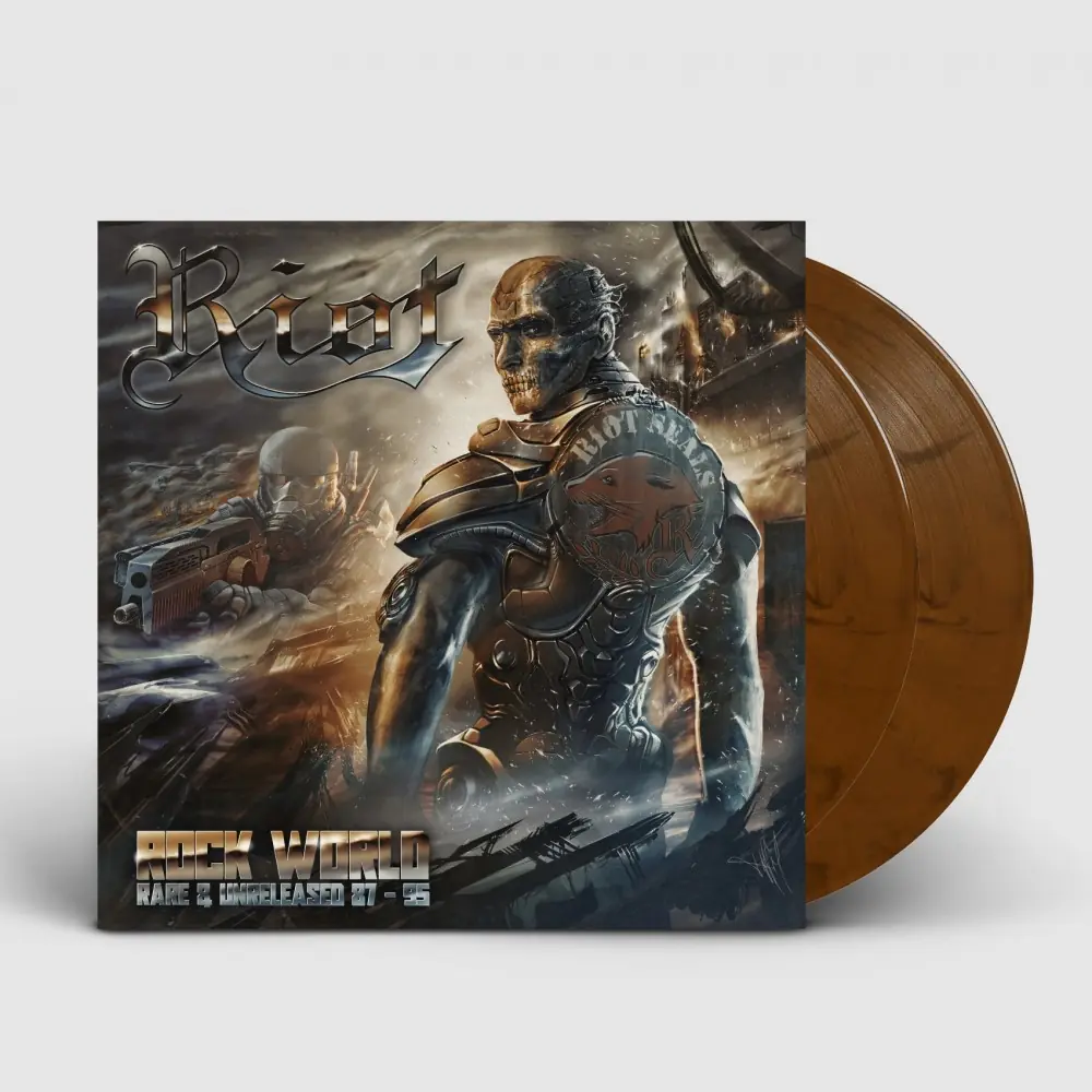 RIOT · Rock World | RUSTY ORANGE/BROWN DLP RIOT · Rock World | RUSTY ORANGE/BROWN DLP (Hard Rock Vinyl)