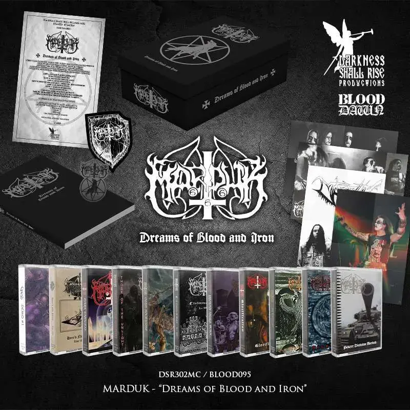 MARDUK - Dreams Of Blood And Iron · DELUXE 11 TAPE BOXSET