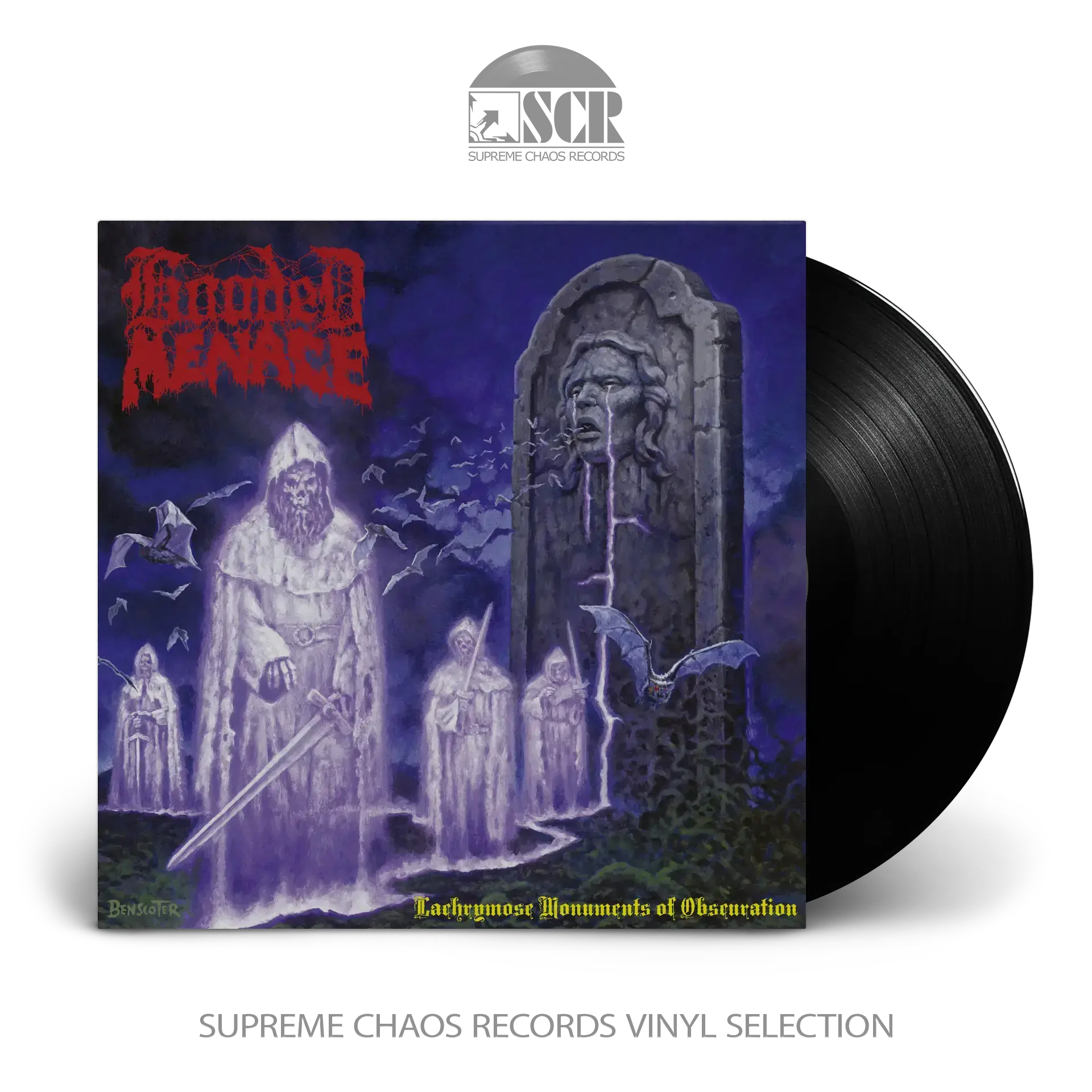HOODED MENACE - Lachrymose Monuments Of Obscuration · BLACK LP (Doom Metal/Death Metal Vinyl)