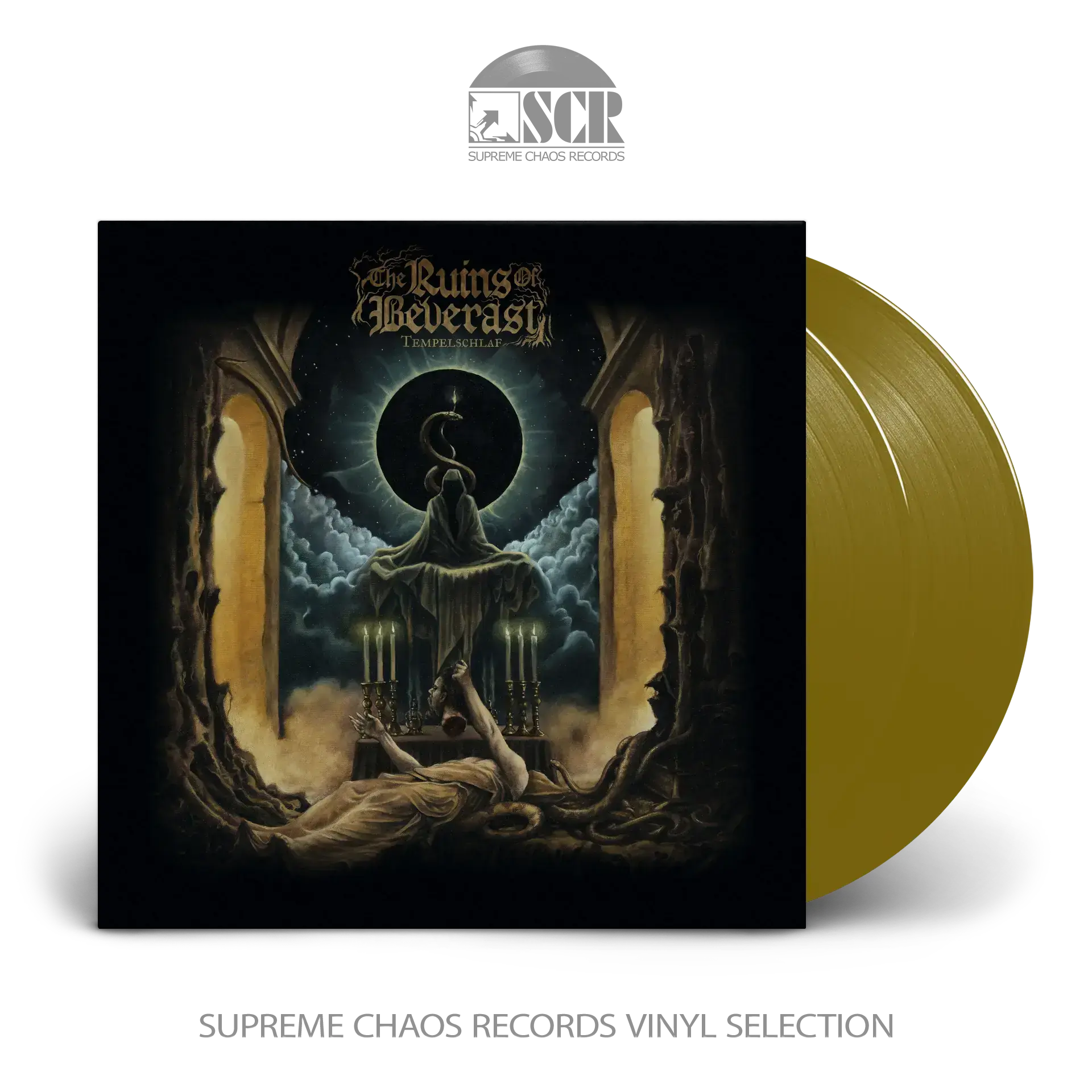 THE RUINS OF BEVERAST · Tempelschlaf | GOLD 2LP THE RUINS OF BEVERAST · Tempelschlaf | GOLD 2LP (Black Metal Vinyl)