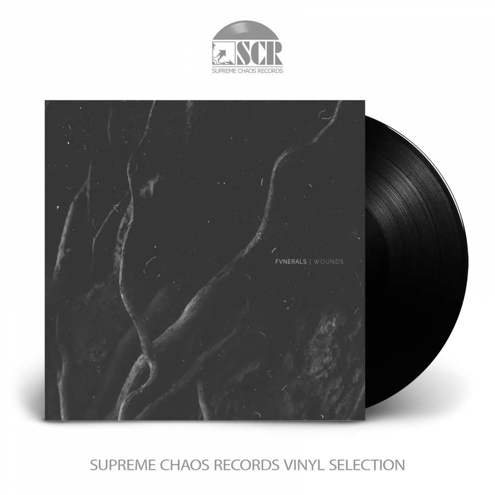 FVNERALS · Wounds | BLACK LP (Doom Metal Vinyl)
