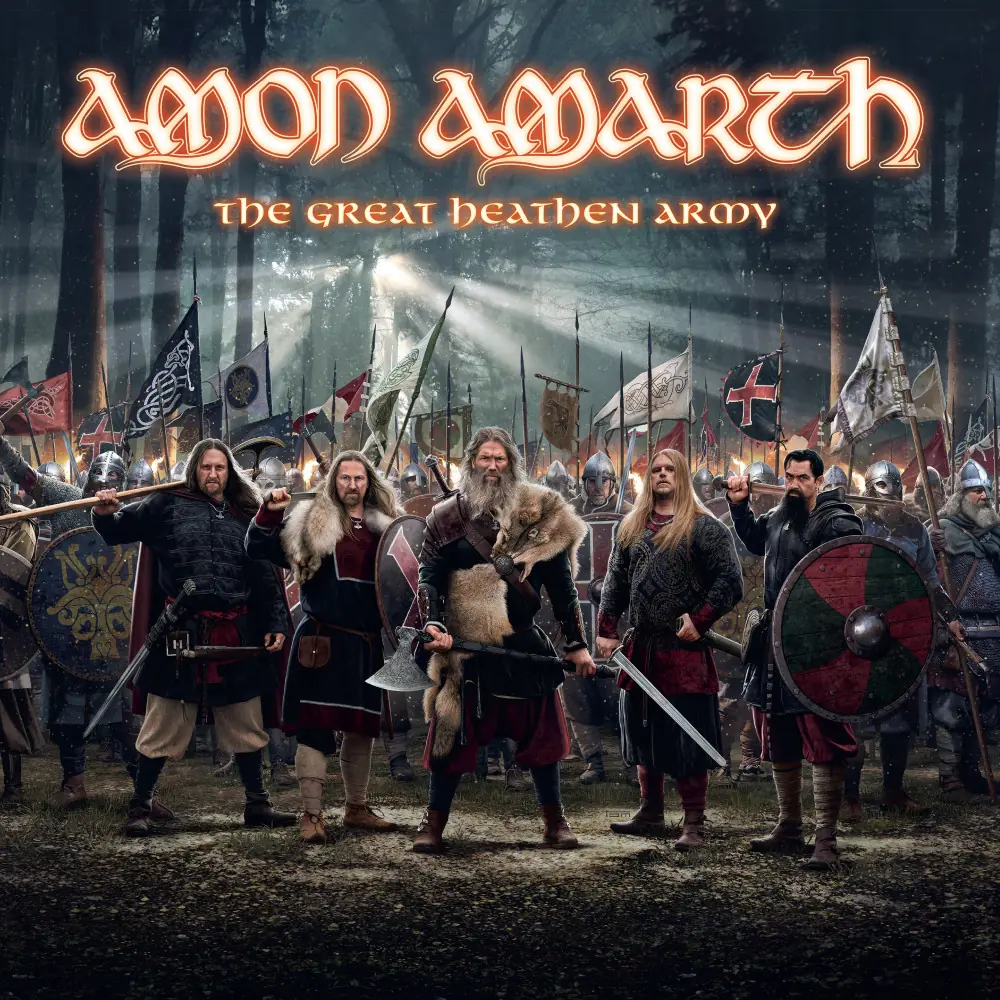 AMON AMARTH - The Great Heathen Army · FURR OFF WHITE MARBLED LP · Picture 1 AMON AMARTH - The Great Heathen Army · FURR OFF WHITE MARBLED LP (Death Metal Vinyl) · Picture 1