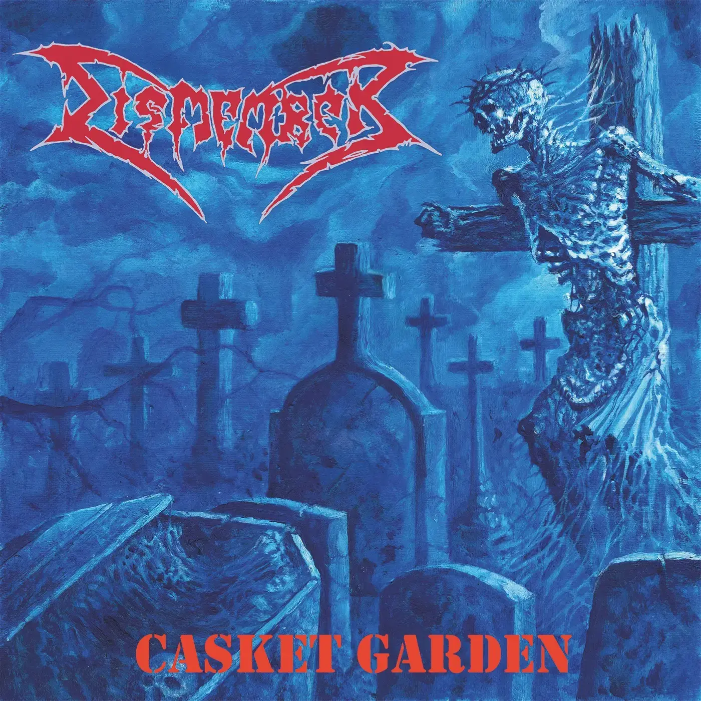 DISMEMBER · Casket Garden | BLUE 7" · Picture 1 DISMEMBER · Casket Garden | BLUE 7" (Death Metal Vinyl) · Picture 1