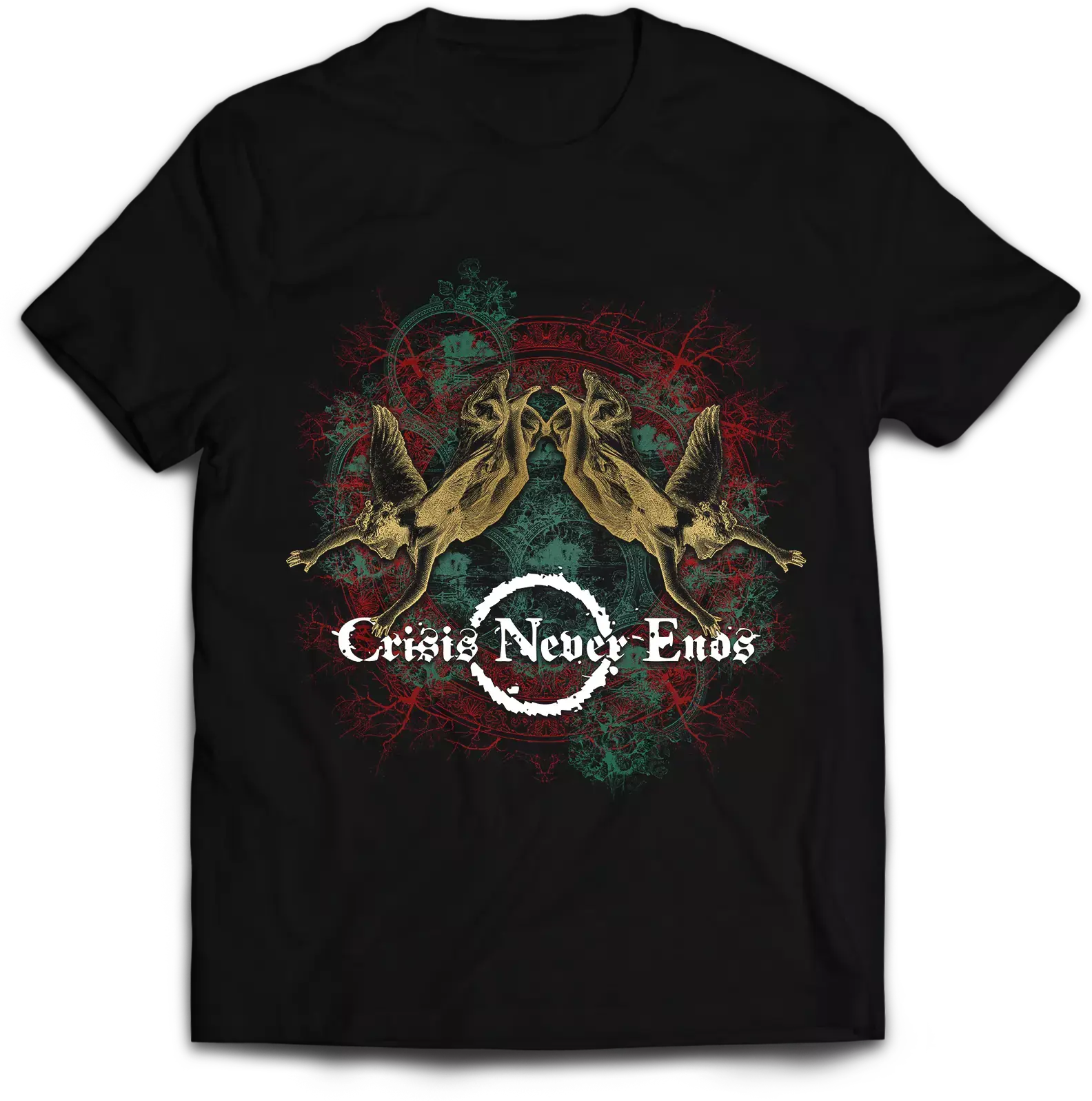 CRISIS NEVER ENDS · Angel | T-SHIRT (Hardcore Clothes)