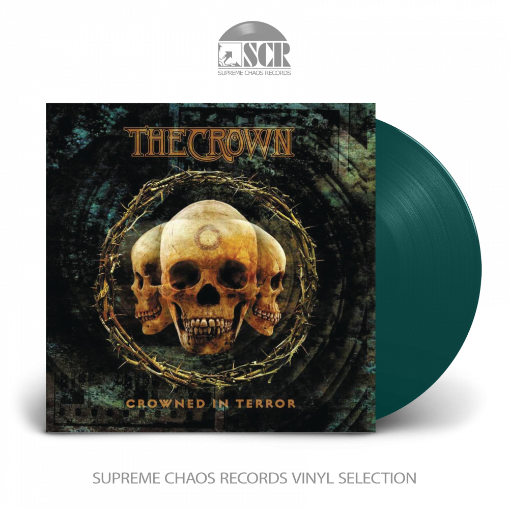 THE CROWN - Crowned In Terror · TEAL/CLEAR LP THE CROWN - Crowned In Terror · TEAL/CLEAR LP (Death Metal Vinyl)